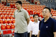 姚明现身大连督战，男篮红队新阵惜败伊朗