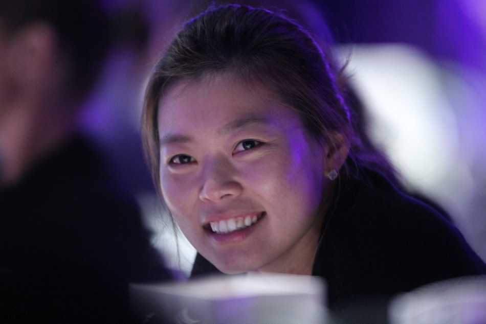 韩国名将朴仁妃嘴角挂着从容自信的浅浅笑容，展现出冠军的沉稳气质