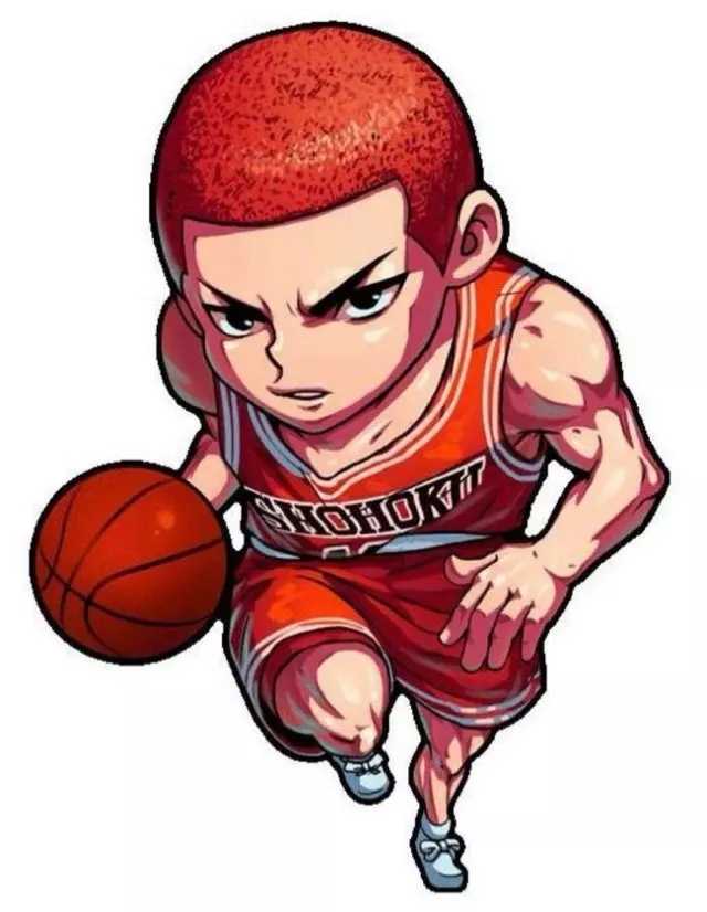 安西教练Q版‘老爹’形象，圆圆的下巴和眼镜显得格外慈祥，眯着眼睛微笑，仿佛在说‘一旦死心的话，比赛就提前结束了’