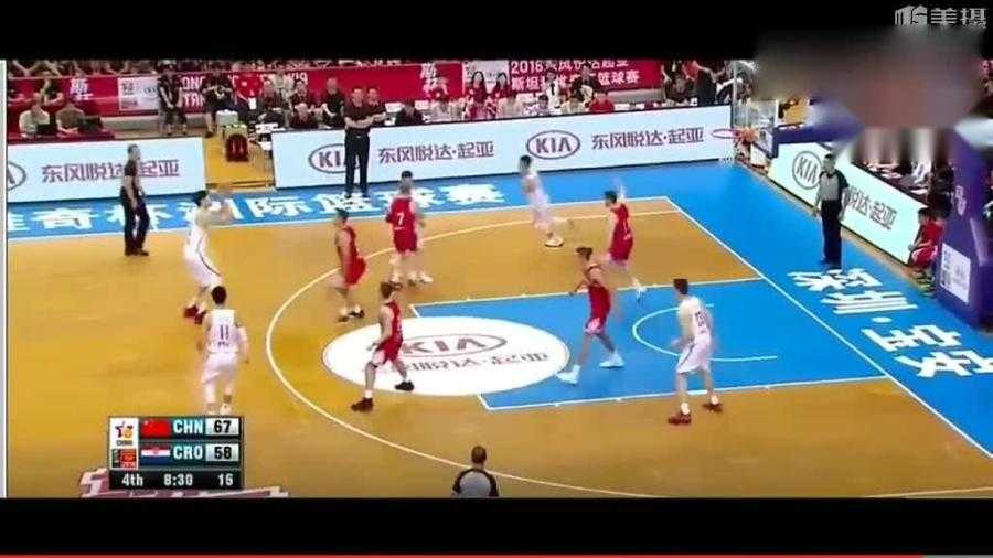 中国男篮64-82不敌克罗地亚，中远投失准成最大败因