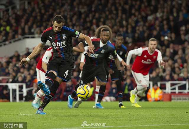 厄德高任意球双助攻阿森纳半场3-1领先水晶宫