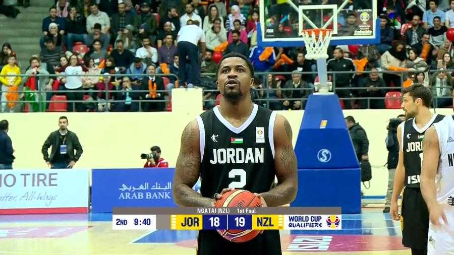 新西兰男篮世预赛100-72大胜约旦 谢伊·伊利全能输出定胜局