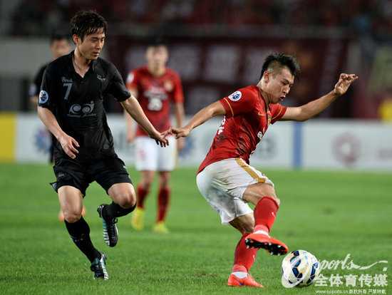 高拉特梅开二度逆转晋级：2017亚冠恒大2-0城南FC