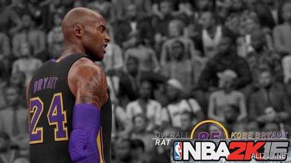 《NBA2K15科比1v1单挑打法：背身晃肩+假动作投篮教学》