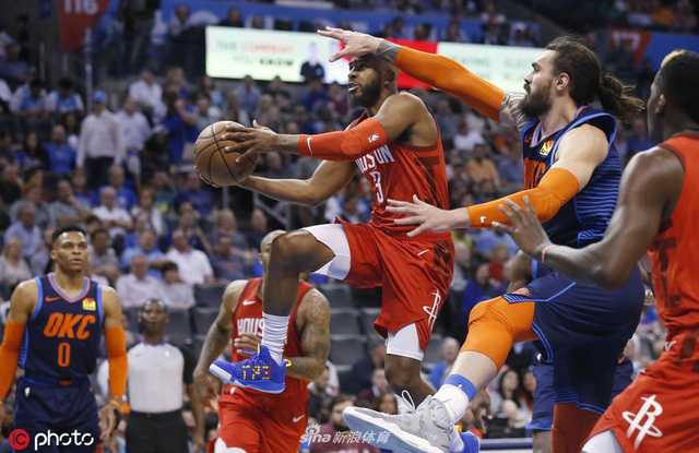 哈登41分对飙威少40+三双 火箭3分险胜雷霆