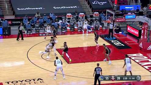 阿德尔曼首秀遇逆转 火箭08元旦主场不敌勇士