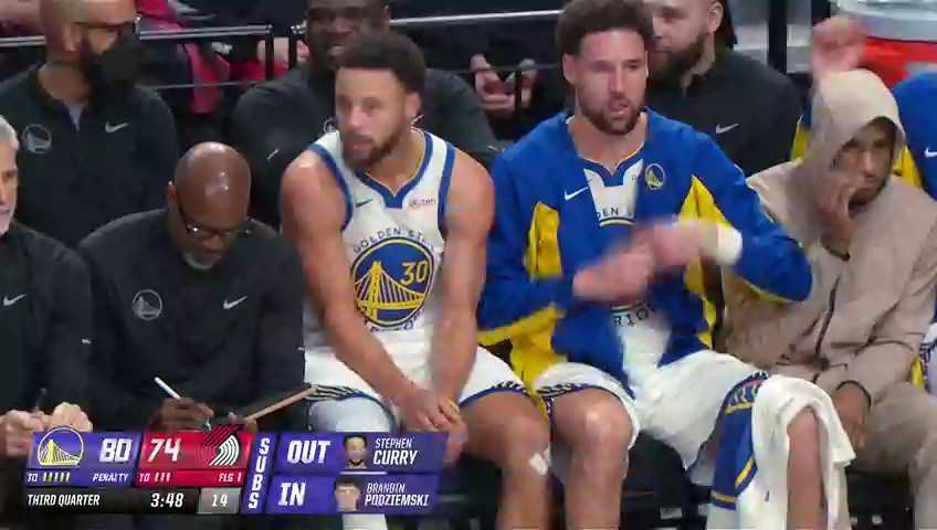 附加赛生死战勇士118-124惜败开拓者，利拉德制霸终结库里十年不败神话